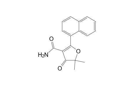 5,5-Dimethyl-2-(1-naphthyl)-4-oxo-4,5-dihydro-3-furancarboxamide