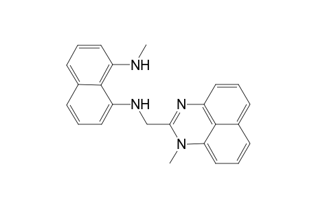 1-Methylamino-8-[(1-methyl-2-perimidinyl)methylamino]naphthalene