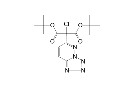 Malonic acid, 2-chloro-2-tetrazolo[1,5-b]pyridazin-6-yl-, di(tert-butyl) ester