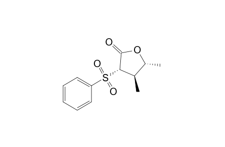 (3S,4R,5R)-3-(benzenesulfonyl)-4,5-dimethyl-2-oxolanone