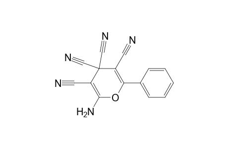 2-Amino-3,4,4,5-tetracyano-6-phenyl-4H-pyran