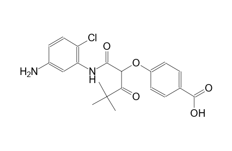 4-{1-[(5-amino-2-chloroanilino)carbonyl]-3,3-dimethyl-2-oxobutoxy}benzoic acid