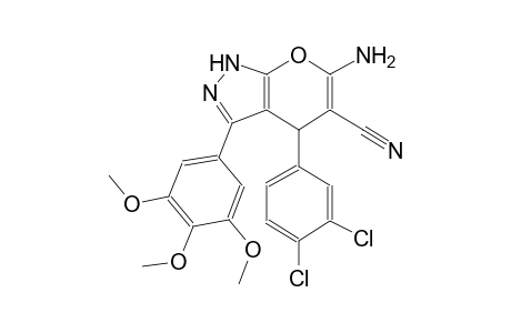pyrano[2,3-c]pyrazole-5-carbonitrile, 6-amino-4-(3,4-dichlorophenyl)-1,4-dihydro-3-(3,4,5-trimethoxyphenyl)-