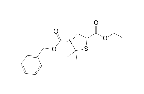 2,2-Dimethylthiazolidine-3,5-dicarboxylic acid O3-benzyl ester O5-ethyl ester