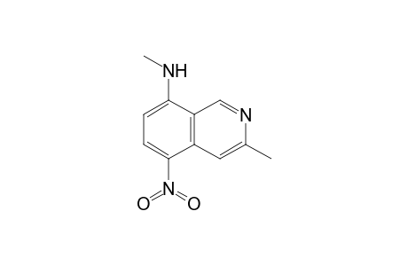 8-(Methylamino)-3-methyl-5-nitroisoquinoline