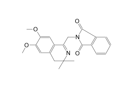 2-[(6,7-dimethoxy-3,3-dimethyl-3,4-dihydro-1-isoquinolinyl)methyl]-1H-isoindole-1,3(2H)-dione