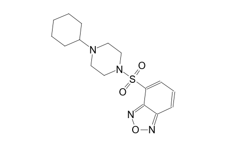 2,1,3-benzoxadiazole, 4-[(4-cyclohexyl-1-piperazinyl)sulfonyl]-