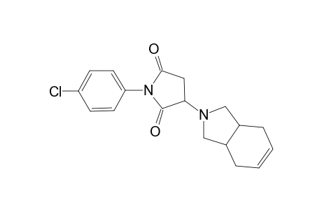 1H-Pyrrole-2,5-dione, 3-(1,3,3a,4,7,7a-hexahydro-2H-isoindol-2-yl)-1-(4-chlorophenyl)dihydro-