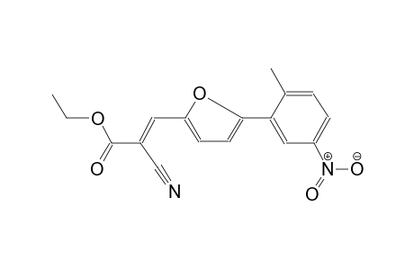 ethyl (2E)-2-cyano-3-[5-(2-methyl-5-nitrophenyl)-2-furyl]-2-propenoate