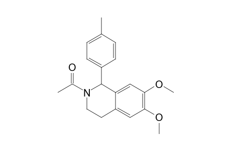 2-ACETYL-1-(4'-METHYLPHENYL)-6,7-DIMETHOXY-1,2,3,4-TETRAHYDROISOQUINOLINE