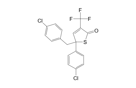 5-(4-CHLOROBENZYL)-5-(4-CHLOROPHENYL)-3-TRIFLUOROMETHYL-2(5H)-THIOPHENONE