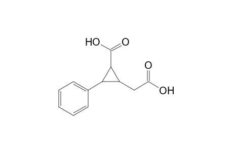 3-Carboxy-2-phenylcyclopropane-1-acetic acid
