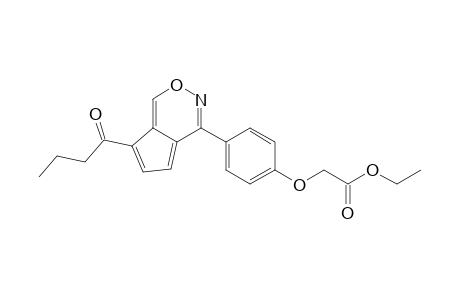 4-(7-Butyryl)cyclopenta[d][1,2]oxazin-4-yl)phenoxy]acetic acid ethyl ester