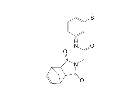 2-(1,3-dioxo-3a,4,7,7a-tetrahydro-1H-4,7-methanoisoindol-2(3H)-yl)-N-(3-(methylthio)phenyl)acetamide