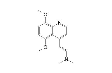 5,8-Dimethoxy-4-(2-dimethylaminoethenyl)quinoline