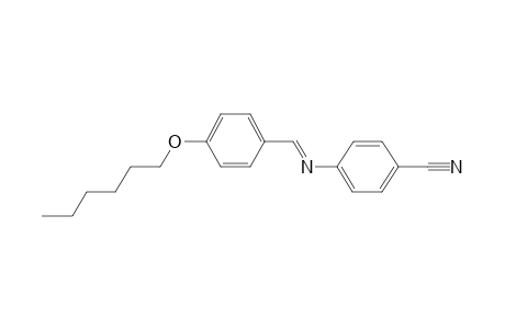 Benzonitrile, 4-[[[4-(hexyloxy)phenyl]methylene]amino]-