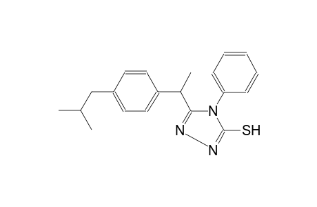 5-[1-(4-Isobutylphenyl)ethyl]-4-phenyl-4H-1,2,4-triazol-3-yl hydrosulfide