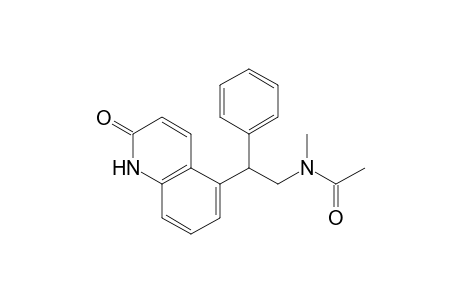 N-[2-(2-quinolon-5-yl)-2-phenyl-ethyl]N-methyl-acetamide