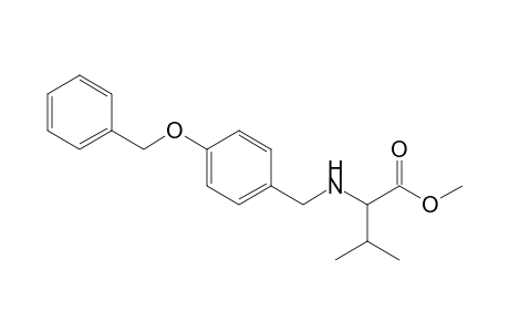 N-[1'-(Methoxycarbonyl)isobutyl]-[4"-(benzyloxy)benzyl]amine