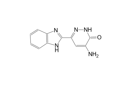 4-amino-6-(1H-benzimidazol-2-yl)-3(2H)-pyridazinone