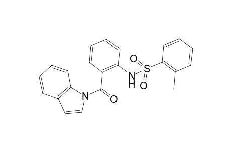 N-(2-(1H-indole-1-carbonyl)phenyl)-2-methylbenzenesulfonamide