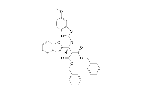 DIBENZYL-2-[BENZOFURAN-2-YL-[(6-METHOXYBENZO-[D]-THIAZOL-2-YL)-AMINO]-METHYL]-MALONATE