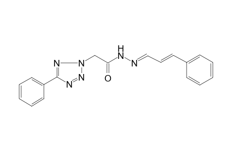 N'-[(E,2E)-3-Phenyl-2-propenylidene]-2-(5-phenyl-2H-tetraazol-2-yl)acetohydrazide