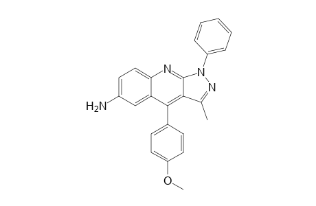 4-(4-Methoxyphenyl)-3-methyl-1-phenyl-1H-pyrazolo[3,4-b]quinolin-6-amine