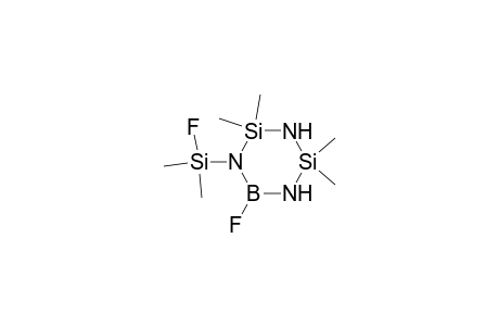 fluoranyl-(6-fluoranyl-2,2,4,4-tetramethyl-1,3,5,2,4,6-triazadisilaborinan-1-yl)-dimethyl-silane