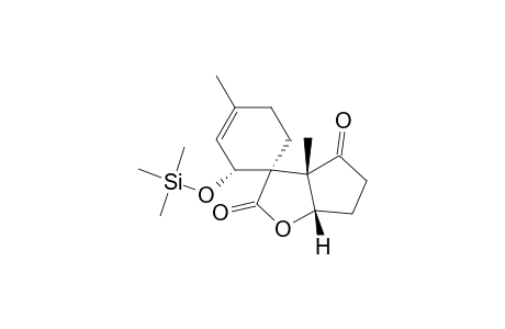 Spiro[3-cyclohexene-1,3'(4'H)-[2H]cyclopenta[b]furan]-2',4'-dione, 3'a,5',6',6'a-tetrahydro-3'a,4-dimethyl-2-[(trimethylsilyl)oxy]-, [3'.alpha.(R*),3'a.beta.,6'a.beta.]-(.+-.)-