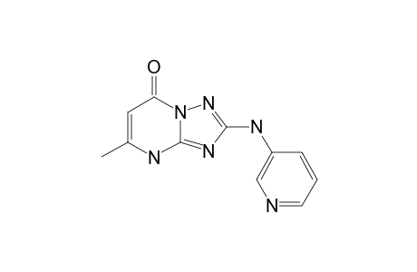 7-METHYL-2-(PYRIDINE-3-YL-AMINO)-1,2,4-TRIAZOLO-[1,5-A]-PYRIMIDIN-5(8H)-ONE