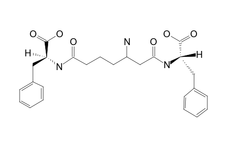 (2S)-2-[[3-amino-7-[[(1S)-1-(benzyl)-2-hydroxy-2-keto-ethyl]amino]-7-keto-heptanoyl]amino]-3-phenyl-propionic acid