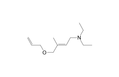 (E)-N,N-Diethyl-3-methyl-4-[(prop-2-enyl)oxy]but-2-enylamine