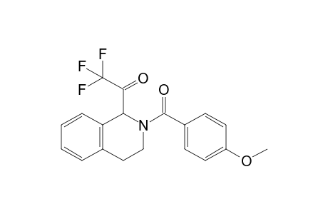 2-[(4-Methoxyphenyl)carbonyl]-1-trifluoroacetyl-1,2,3,4-tetrahydroisoquinoline