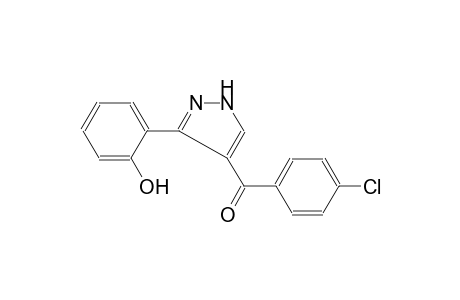 (4-Chloro-phenyl)-[3-(2-hydroxy-phenyl)-1H-pyrazol-4-yl]-methanone
