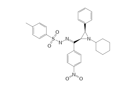 CIS-N-(CYCLOHEXYL)-3-PHENYL-AZIRIDIN-2-YL-(4-NITROPHENYL)-KETONE-TOSYLHYDRAZONE