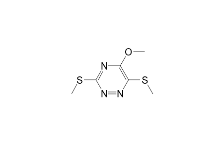 5-Methoxy-3,6-bis(methylsulfanyl)-1,2,4-triazine