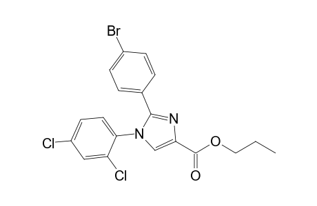 Propyl 2-(p-bromophenyl)-1-(2,4-dichlorophenyl)-1H-imidazole-4-carboxylate
