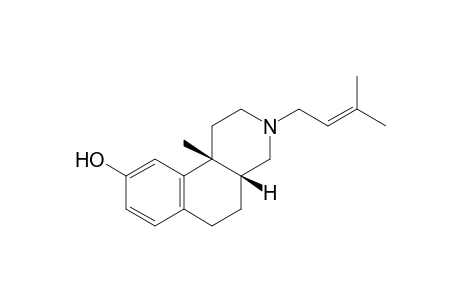 cis-10B-Methyl-3-(3-methyl-2-butenyl)-1,2,3,4,4A,5,6,10B-octahydrobenz[F]isoquinolin-9-ol