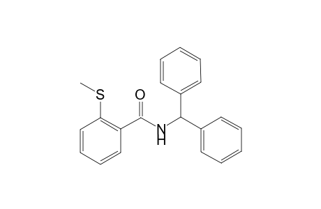 Benzamide, N-(diphenylmethyl)-2-(methylthio)-