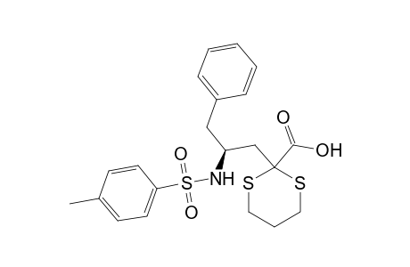 (S)-1-(2-Carboxy-1,3-dithian-2-yl)-2-(4-methylbenzenesulfonamido)-3-phenylpropane
