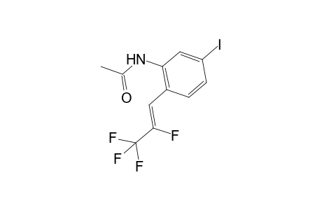 (Z)-N-(5-iodo-2-(2,3,3,3-tetrafluoroprop-1-en-1-yl)phenyl)acetamide