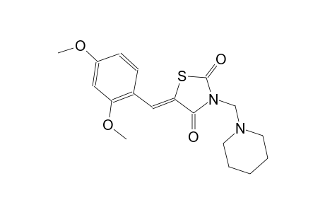 2,4-thiazolidinedione, 5-[(2,4-dimethoxyphenyl)methylene]-3-(1-piperidinylmethyl)-, (5Z)-