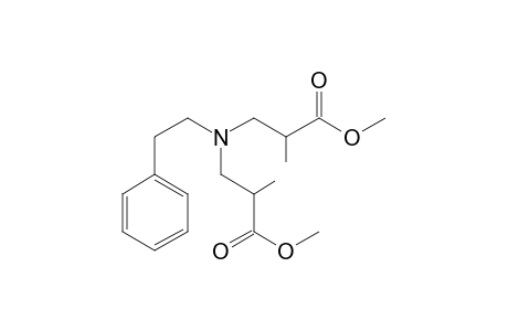 N,N-Bis-(2-Carbomethoxypropyl)-2-phenylethylamine