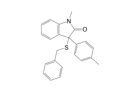 3-(Benzylthio)-1-methyl-3-(4-tolyl)indolin-2-one