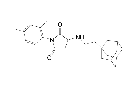 2,5-pyrrolidinedione, 1-(2,4-dimethylphenyl)-3-[(2-tricyclo[3.3.1.1~3,7~]dec-1-ylethyl)amino]-
