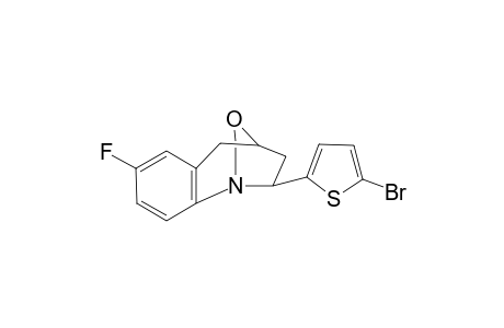 (2SR,4RS)-7-fluoro-2-(5-bromothiophen-2-yl)-2,3,4,5-tetrahydro-1,4-epoxy-1-benzazepine