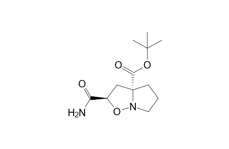 tert-Butyl (2R*,3aR*)-2-(aminocarbonyl)tetrahydro-pyrrolo[1,2-b]isoxazole-3a(4H)-carboxylate