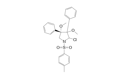 2-CHLORO-3,4-DIMETHOXY-3,4-DIPHENYL-1-(PARA-TOSYL)-PYRROLIDINE