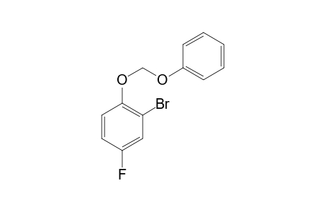 2-Bromo-4-fluoro-1-(phenoxymethoxy)benzene